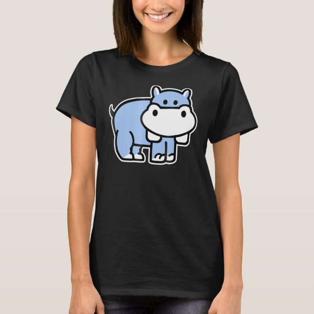 T-shirt Hippo mignon (Devant)