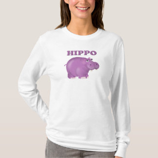 T-shirt Hippo violet