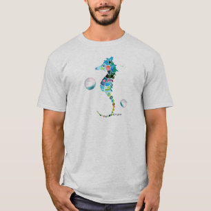 T-shirt Hippocampe avec des bulles