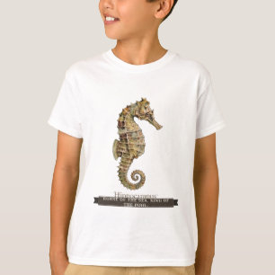 T-shirt Hippocampe Drôle pour Enfants