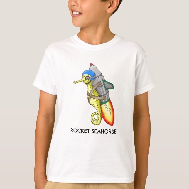 T-shirt Hippocampe Fusée (Devant)