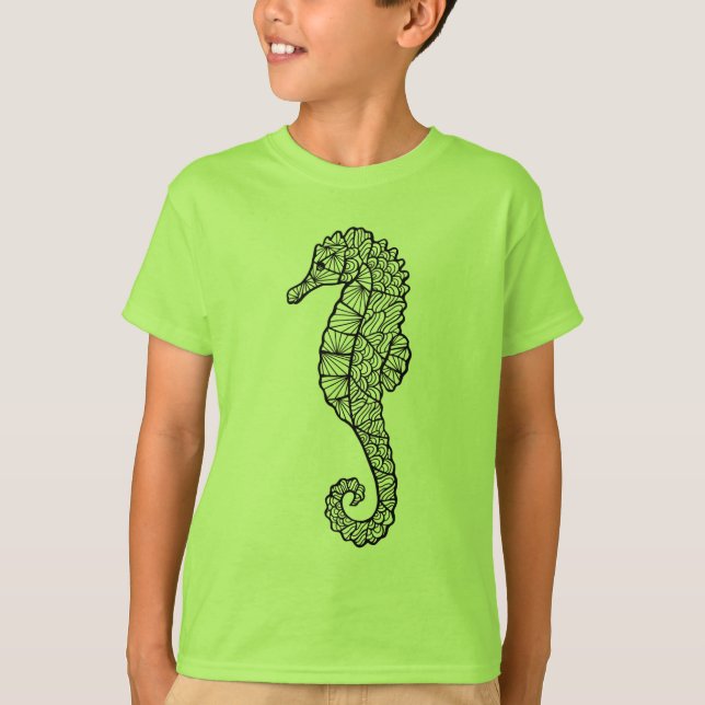 T-shirt Hippocampe inspiré (Devant)