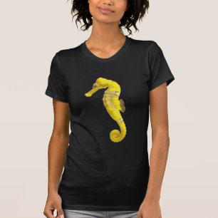 T-shirt Hippocampe jaune