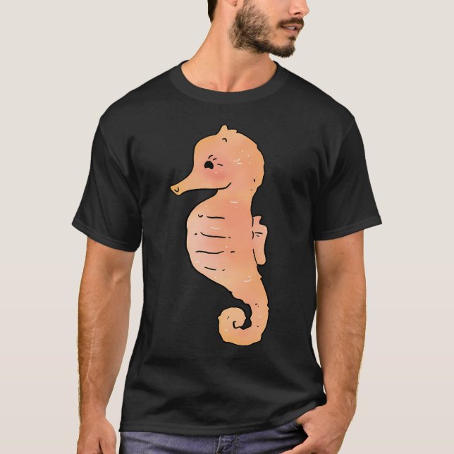 T-shirt Hippocampe mignon (Devant)