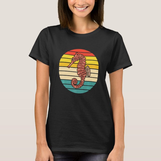 T-shirt Hippocampe Poisson Mignon (Devant)