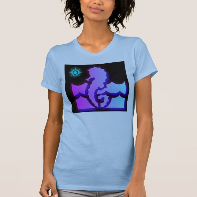 T-shirt hippocampe, seahorse2 (Devant)