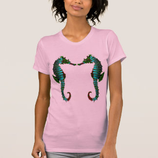 T-shirt Hippocampe vert