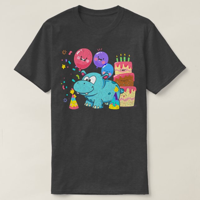 T-shirt Hippon à ballets d'anniversaire rétro (Design devant)