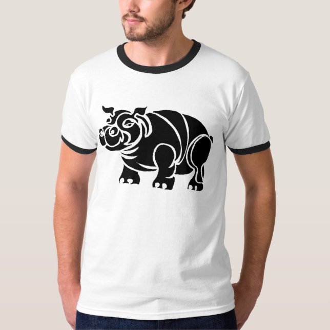 T-shirt hippopotame (Devant)