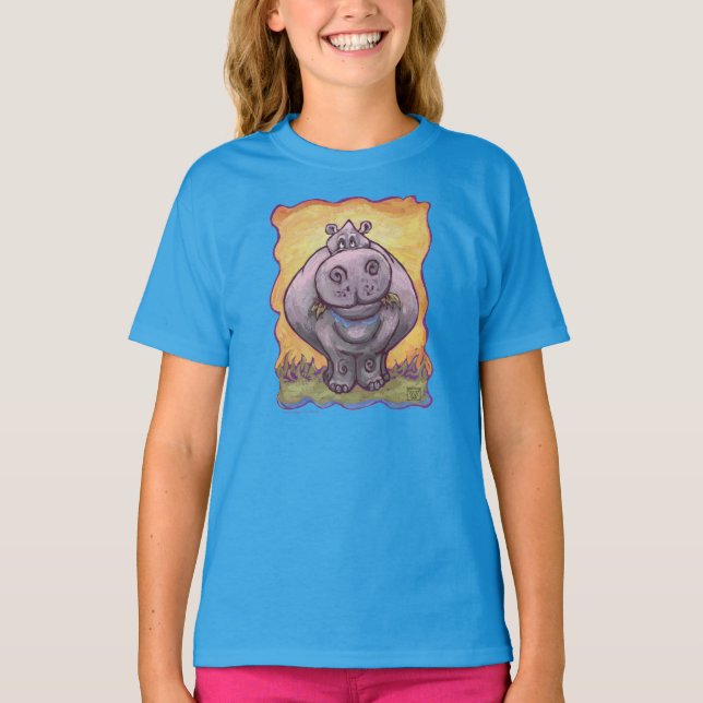 T-shirt Hippopotame (Devant)