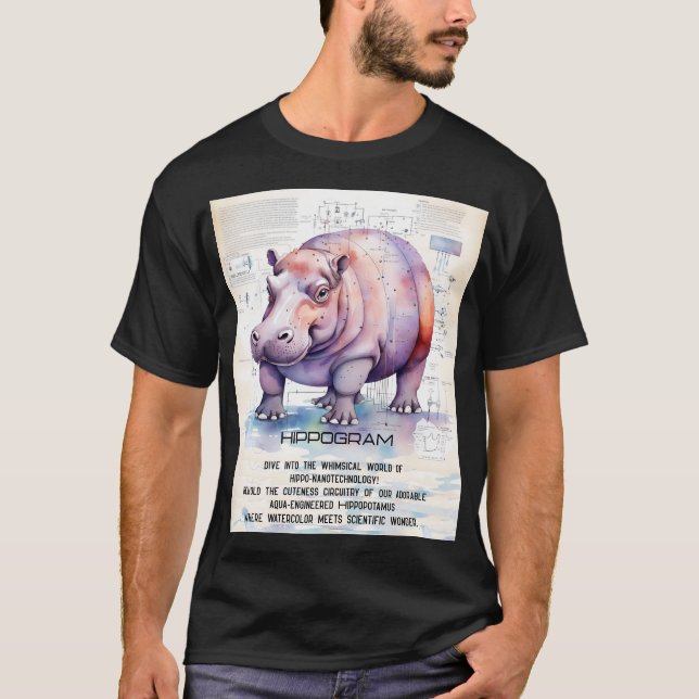 T-shirt Hippopotame (Devant)