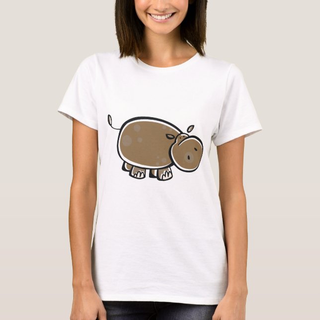 T-shirt Hippopotame (Devant)