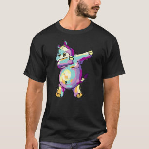 T-shirt Hippopotame coloré Dabbing Hippopotamus drôle Hipp