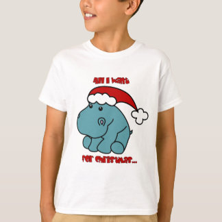 T-shirt Hippopotame de Noël