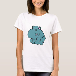 T-shirt Hippopotame heureux