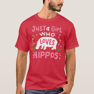 T-shirt Hippopotame Hippopotame Hippo Lover 2