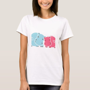T-shirt Hippopotames