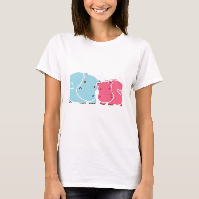 T-shirt Hippopotames (Devant)