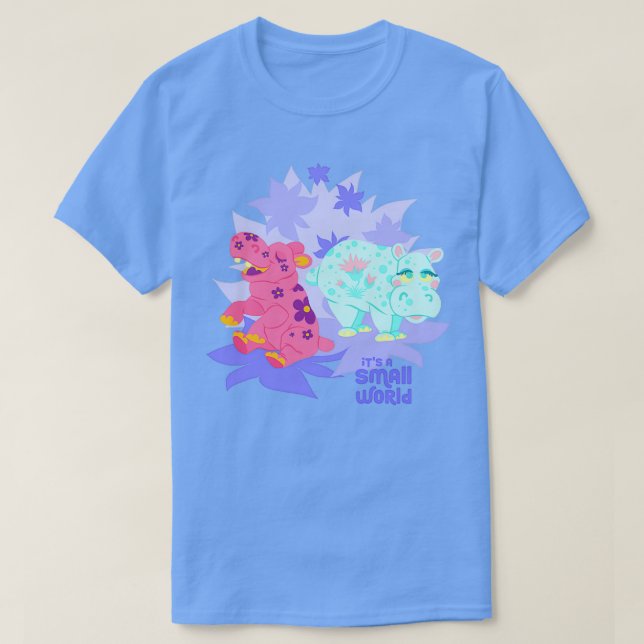 T-shirt Hippopotames du monde (Design devant)