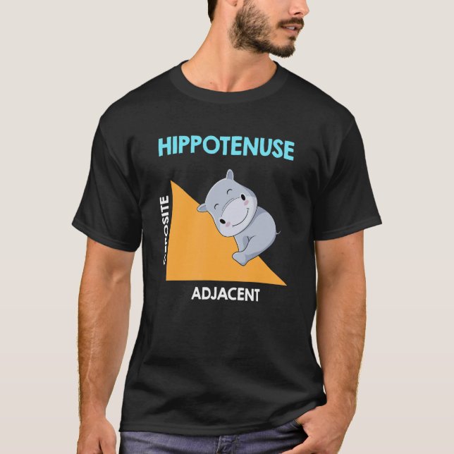 T-shirt Hippotenuse Algebra Calculus math (Devant)