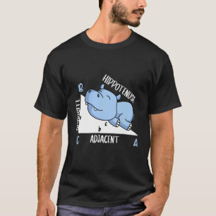 T-shirt Hippotenuse professeur de mathématiques