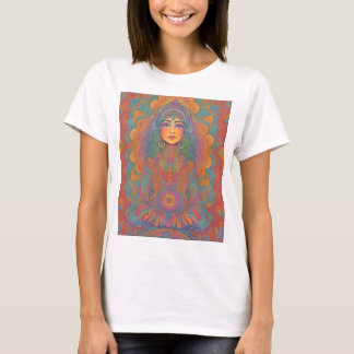 T-shirt "hippy" coloré