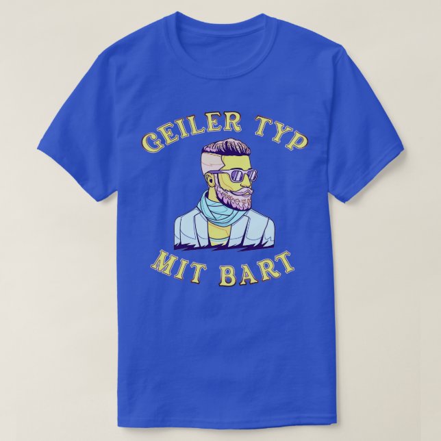 T-shirt Hipster à la barbe Soins à la barbe 2 (Design devant)