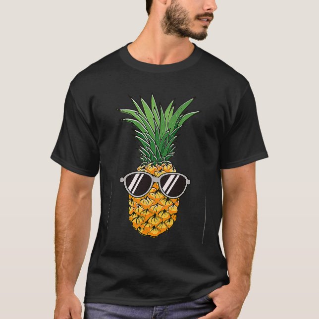 T-shirt Hipster Ananas Love Motivation Aimer Ananas (Devant)