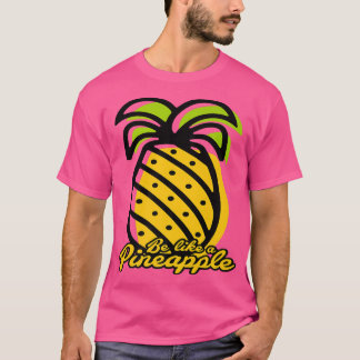 T-shirt Hipster Ananas Love Motivation - Aimer Ananas