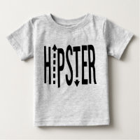 T-shirt Hipster Arrow Typographie