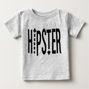 T-shirt Hipster Arrow Typographie