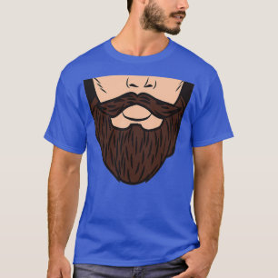 T-shirt Hipster Beard Mouthguard Cadeau Hipster beard mout