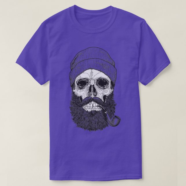 T-shirt Hipster crâne 2 (Design devant)