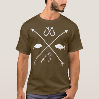 T-shirt Hipster de pêche