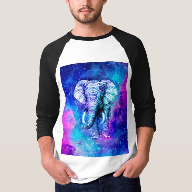 T-shirt Hipster Elephant (Devant)