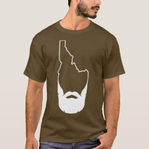 T-shirt Hipster Idaho Beard Boise Idaho FamousPomme de ter