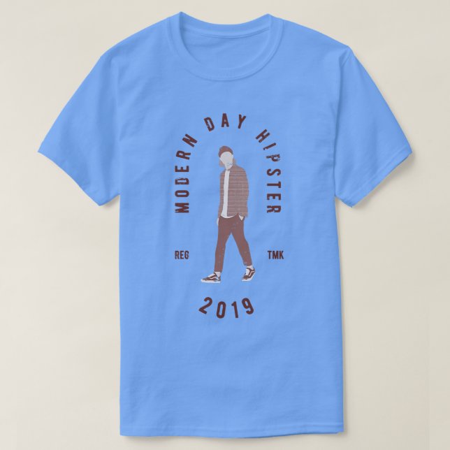 T-shirt Hipster moderne (Design devant)