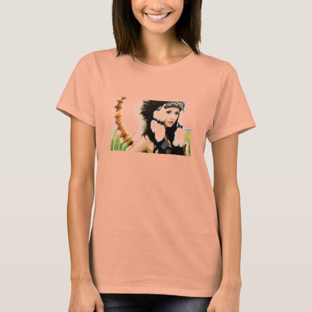 T-shirt Hipster Native Chick (Devant)