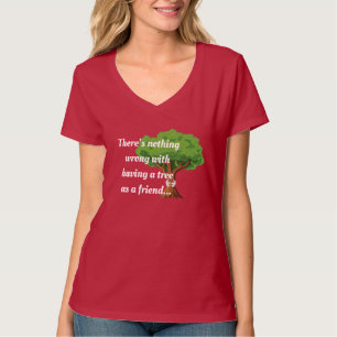 T-shirt Hipster nature Friend Tree Hugger Shirt Design