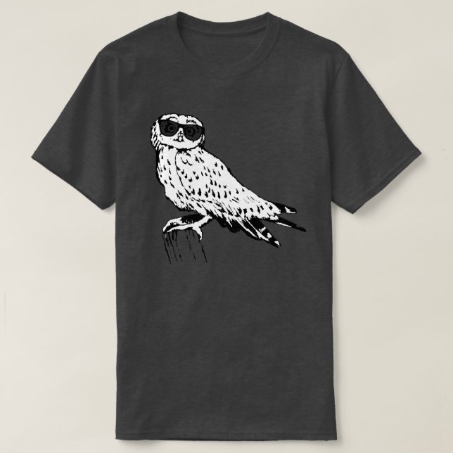 T-shirt Hipster Owl (Design devant)