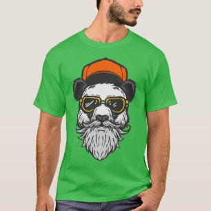 T-shirt Hipster Panda