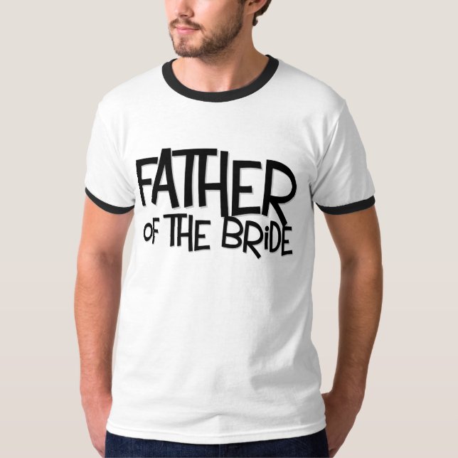 T-shirt Hipster Père Mariée T Lite (Devant)
