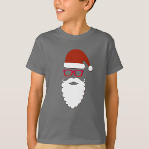 T-shirt Hipster Santa Claus