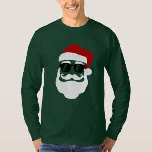 T-shirt Hipster Santa Claus avec lunettes de soleil Dons a