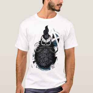 T-shirt hipster skulls punk anarchie tete de mort crane ba