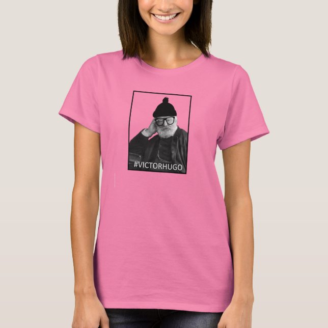 T-shirt Hipster Victor Hugo (Devant)