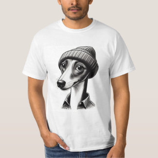 T-shirt Hipster Whippet