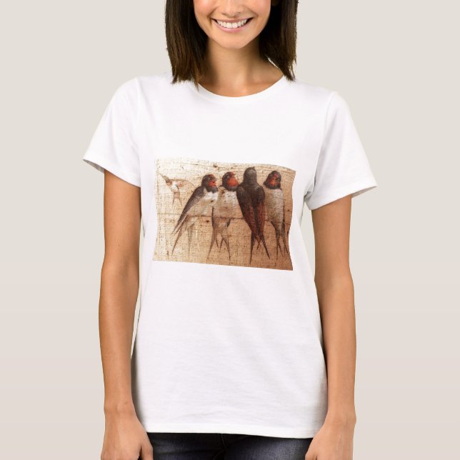 T-shirt Hirondelles de grange (Devant)