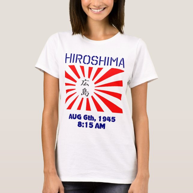 T-shirt Hiroshima Soleil Levant (Devant)