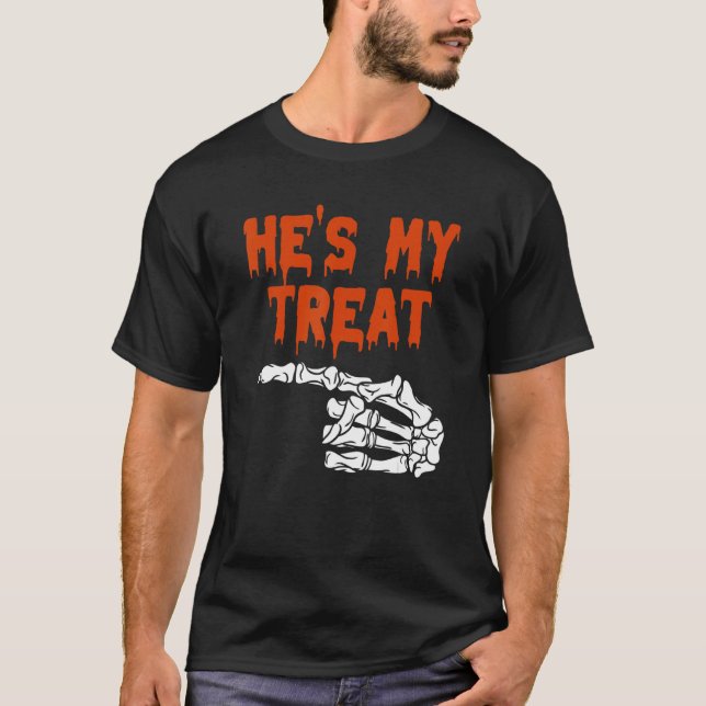 T-shirt His Her Matching Halloween Costume Women  Couples (Devant)
